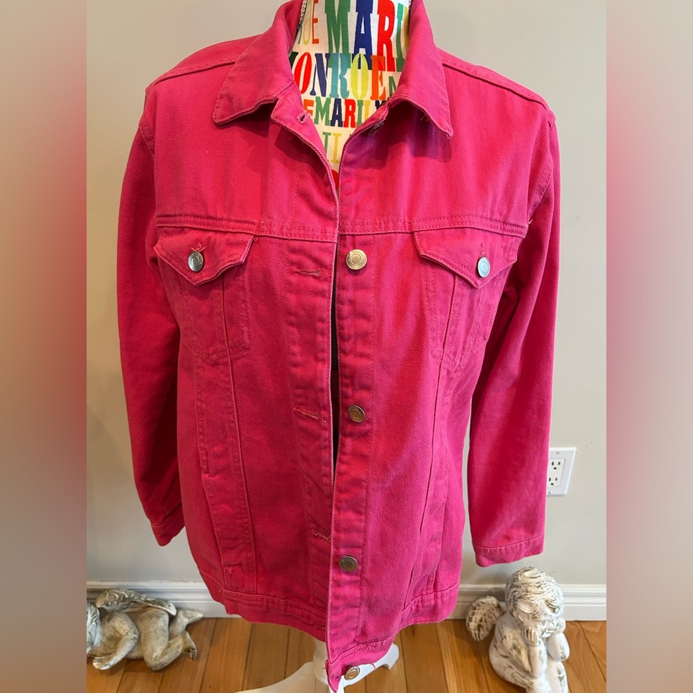Streetwear Society Pink Jean Jacket